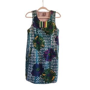 Anthropologie  Vanessa Virginia  Hibiscus  floral sheath dress size large